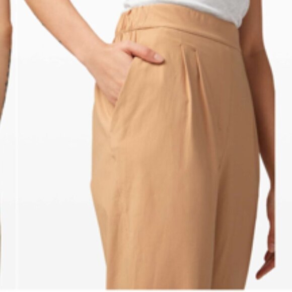 Lululemon Your True Trouser High Rise Pant Beech Wood/Camel Sz 4 - Picture 12 of 12
